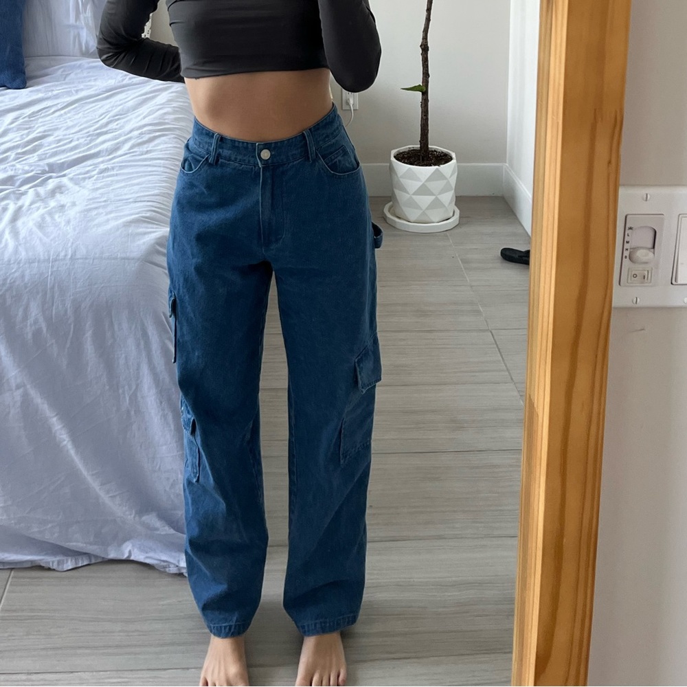 cargo jeans size s, fit me like a 26